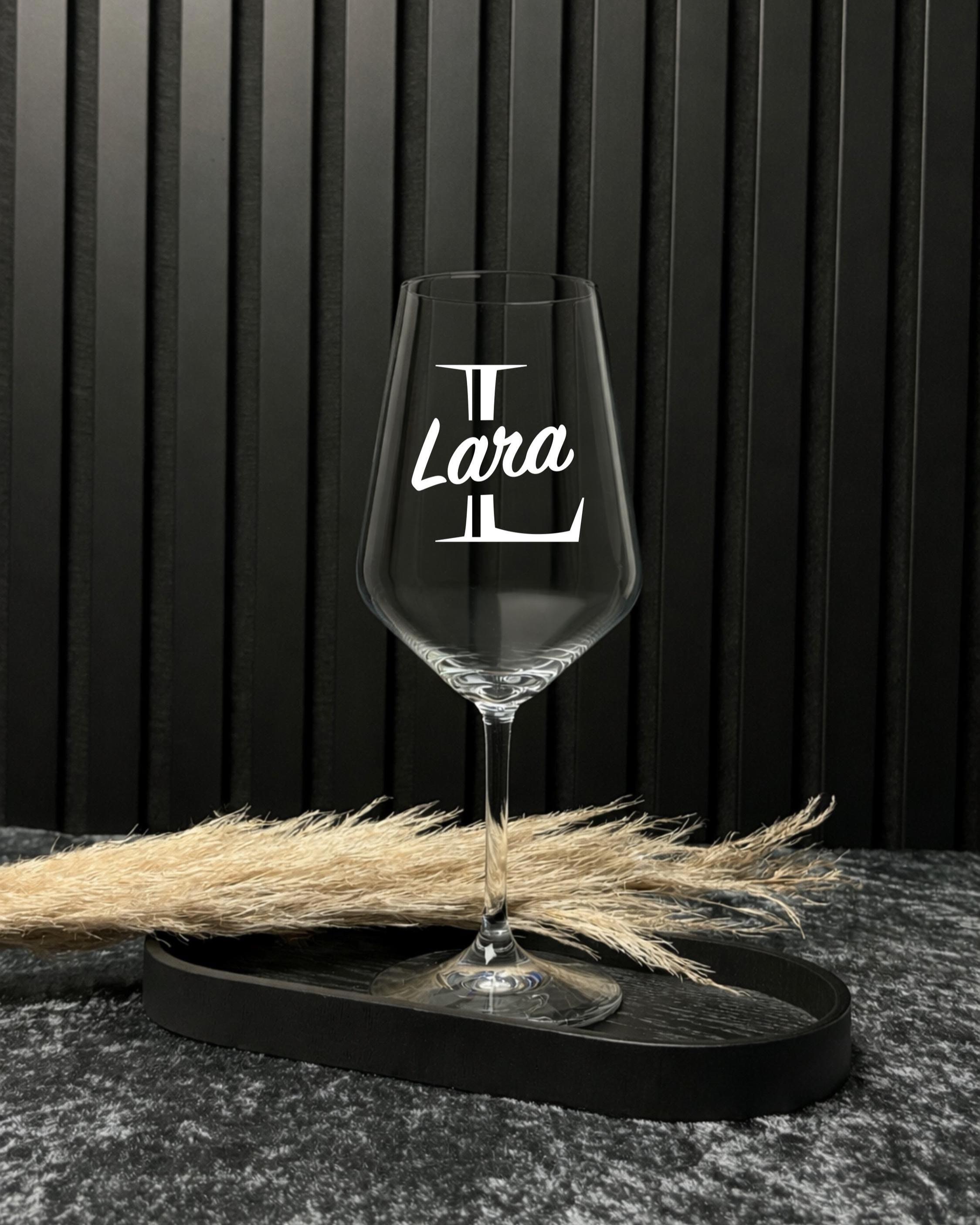 Bicchiere da vino personalizzato, bicchiere da vino con incisione, regalo di vino, bicchiere da vino personalizzato, bicchiere da vino con nome inciso
