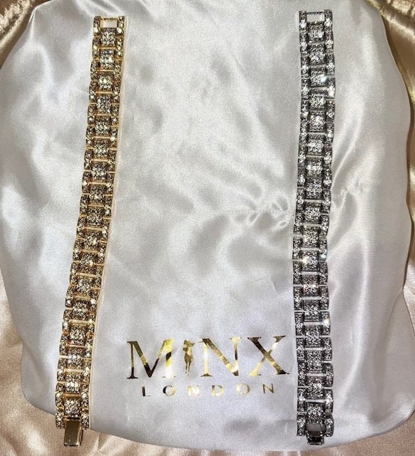 Bracciale Iced Out / Bracciale con diamanti da uomo / Catena Iced Out / Gioielli Iced Out / Catena Hip Hop / Bracciale Hip Hop / Bracciale con diamant