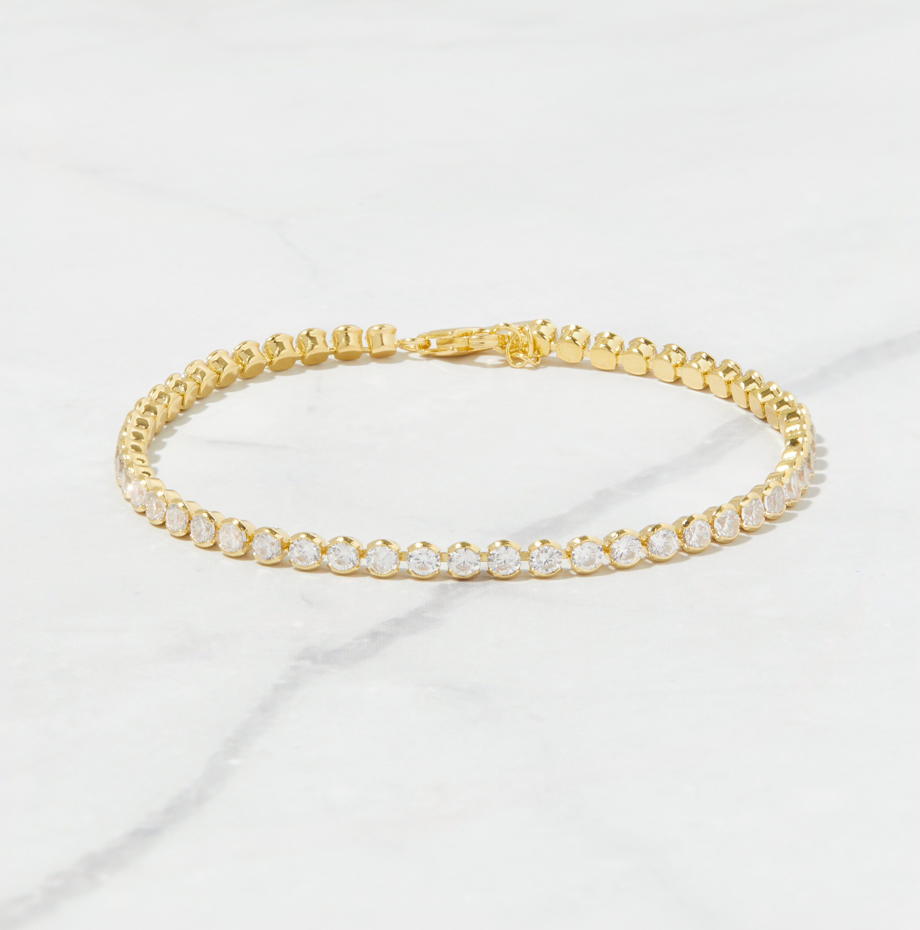 Bracciale tennis, bracciale tennis in oro, bracciale tennis con zirconi cubici, bracciale delicato, bracciale con diamanti, regalo per lei, bracciale