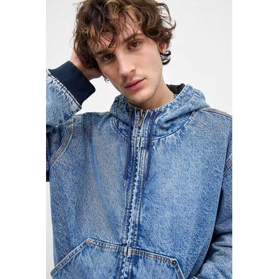 Dickies Rinse Hooded Denim Jacket - Light Blue M at Urban Outfitters
