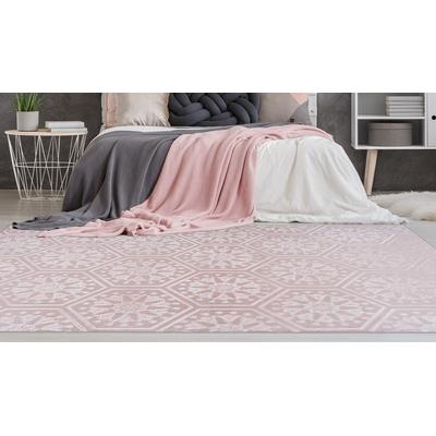 Teppich ARTE ESPINA "Monroe 200" Gr. 6, rosa, B:200cm H:7mm L:290cm, Kunstfaser, Teppiche, besonders weich durch Microfaser, Wohnzimmer Image
