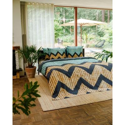 Bettwäsche KAYORI "Imani", bunt, B/L: 155cm x 220cm, , Mako-Satin, B/L: 80cm x 80cm, Mako-Satin, Obermaterial: 100% Baumwolle, Bettwäsche, 100% reiner Bio-Baumwoll-Satin Image