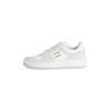 Plateausneaker TOMMY JEANS "TJM RETRO BASKET CUPSOLE TUMBLE", Herren, Gr. 46, grau (grau, weiß), Leder, Lederimitat, Textil, kontrastfarbene Details, sportlich, Schuhe, Freizeitschuh, Halbschuh, Schnürschuh mit gepolstertem Schaftrand