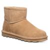 Winterboots BEARPAW "Alyssa", Damen, Gr. 36, braun (hellbraun), Veloursleder, klassisch, Schuhe, Schlupfstiefel mit wasserabweisender NeverWet Imprägnierung