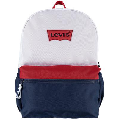 Schulrucksack LEVI'S KIDS, Baby, blau (marineblaus), Web, Polyester, colorblocking, casual, Rucksäcke Image