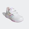 Klettschuh ADIDAS SPORTSWEAR "TENSAUR HOOK AND LOOP", Gr. 35, bunt (cloud weiß, almost blau, bliss lila), Synthetik, Textil, sportlich, Schuhe
