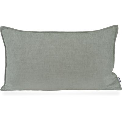 Dekokissen H.O.C.K. "Lucky", grün (graugrün, hellmint, unifarben), B:70cm H:10cm L:40cm, Polyester, Dekokissen_Sitzkissen_Kissenhüllen, Sofakissen inkl. Füllung, 70x40cm, einfarbig, creme ecru, Dekokissen Image