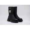 Stiefel REPLAY "BRIGHT", Damen, Gr. 37, schwarz, Lederimitat, Textil, metallic, modisch, Schuhe, Bikerboots, Plateaustiefel mit trendigen Metallic-Details