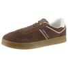 Sneaker TOMMY JEANS "THE GREENWICH SUEDE", Herren, Gr. 45, braun, Veloursleder, Lederimitat, unifarben mit Farbeinsatz, sportlich, Schuhe, Freizeitschuh, Halbschuh, Schnürschuh mit gepolstertem Schaftrand