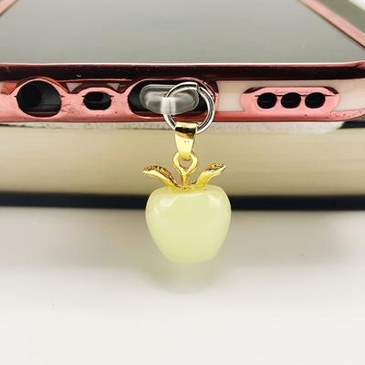 TEMU -shaped Phone Dust Plug - Acrylic, Glowing With Detail, Elegant Mobile Accessory For Dust Protection, Phone Dust Protection| Accent|acrylic Phone Charm Image