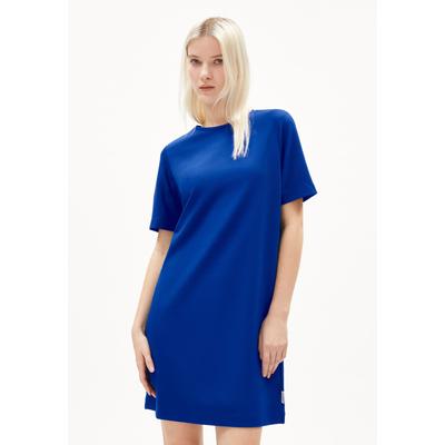 MAARILIANA - Frauen Loose Fit Kleid - blau (Größe: M)