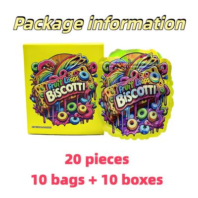 TEMU 20- Mylar Bags With Zipper, Waterproof Resealable Storage Bags, Self-sealing Pp Material, Special Shaped With Yellow Boxes