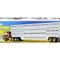 Skill 3 Model Kit Wilson Livestock Van Trailer 1/25 Scale Model By Amt