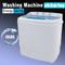 13Lbs(8Lb+5Lb) Portable Apartment Washing Machine Mini Compact Twin Tub Laundry Washer Spinner With Drain Pump