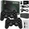 Wireless Retro Game Console, Plug & Play Video Tv Game Stick With 10000+ Games Built-In, 9 Emulators, 4K Hdmi Output For Tv With Dual 2.4G Wireless Controllers