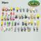 30Pcs Model Trains 1:87 Painted Figures Ho Scale Standing Sitting People Assorted Poses Painted Figures Model People Passenger