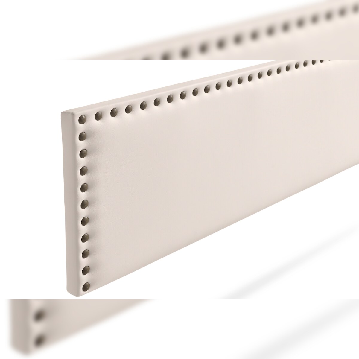 Gepolstertes Kopfteil MODENA Kunstleder 115x55x8 cm - Beige - Moonia Image