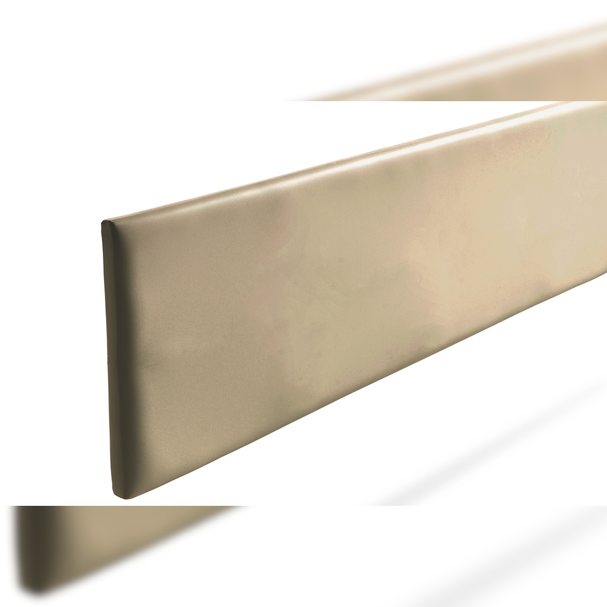 Gepolstertes Kopfteil NOVA Kunstleder 160x50x5 cm - Gold - Moonia Image