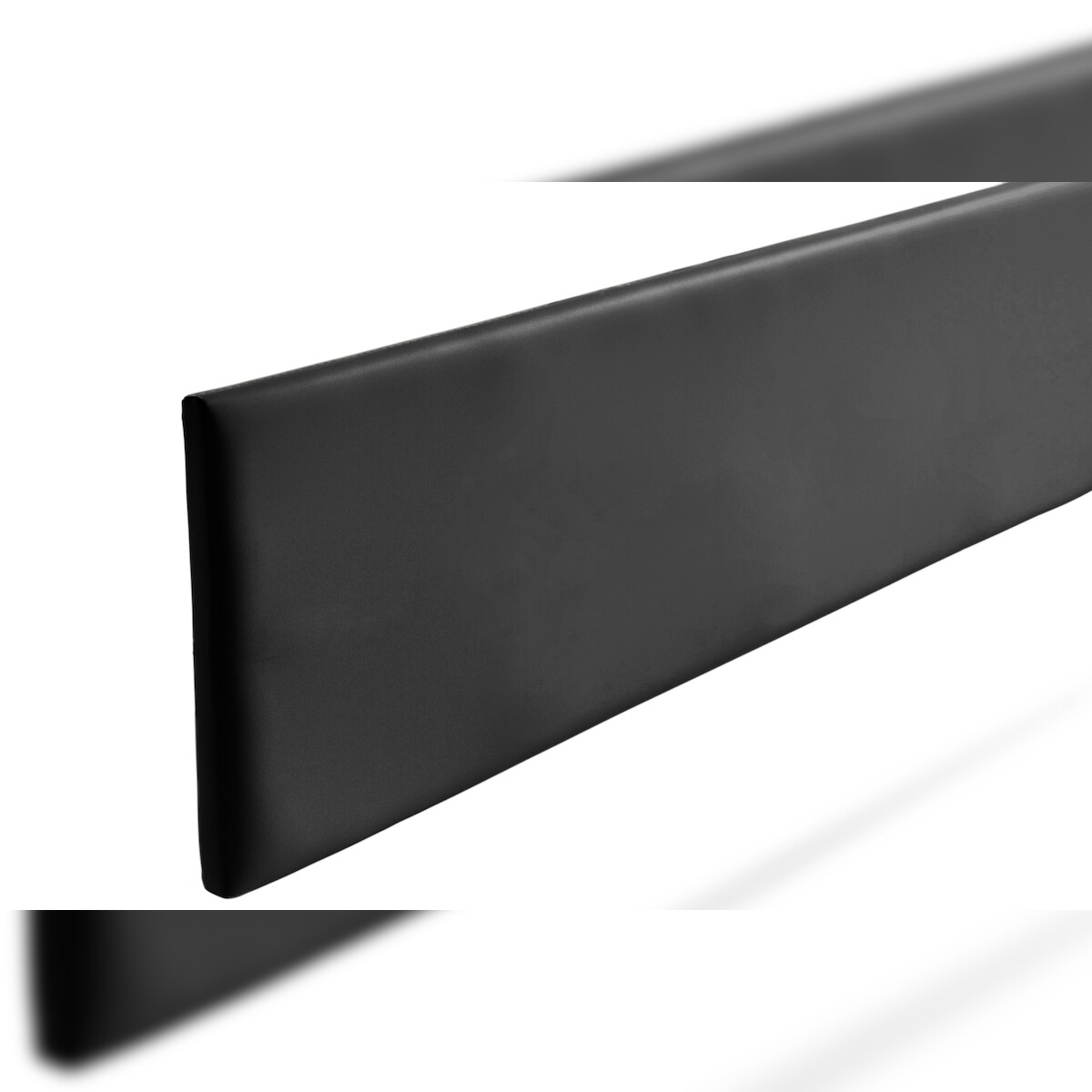 Gepolstertes Kopfteil NOVA Kunstleder 115x50x5 cm - Schwarz - Moonia Image