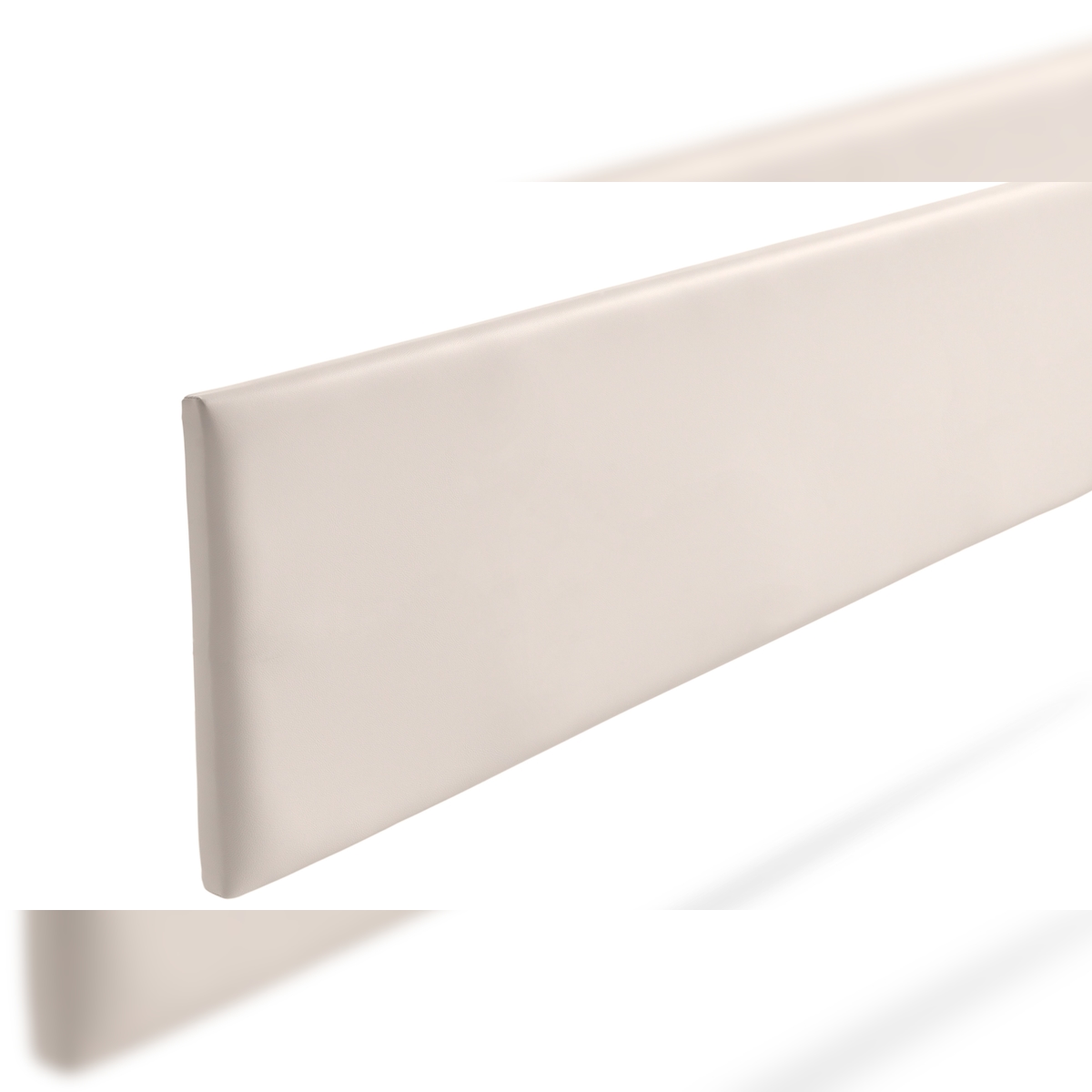 Gepolstertes Kopfteil NOVA Kunstleder 115x50x5 cm - Beige - Moonia Image