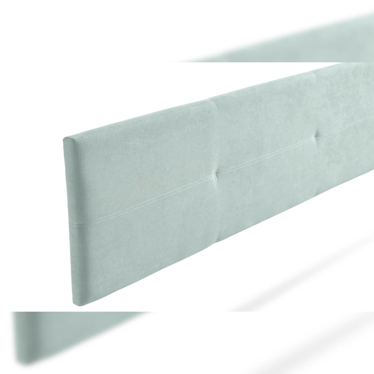 Gepolstertes Kopfteil ALMA Aqualine 90x50x5 cm - Wassergrün - Moonia Image