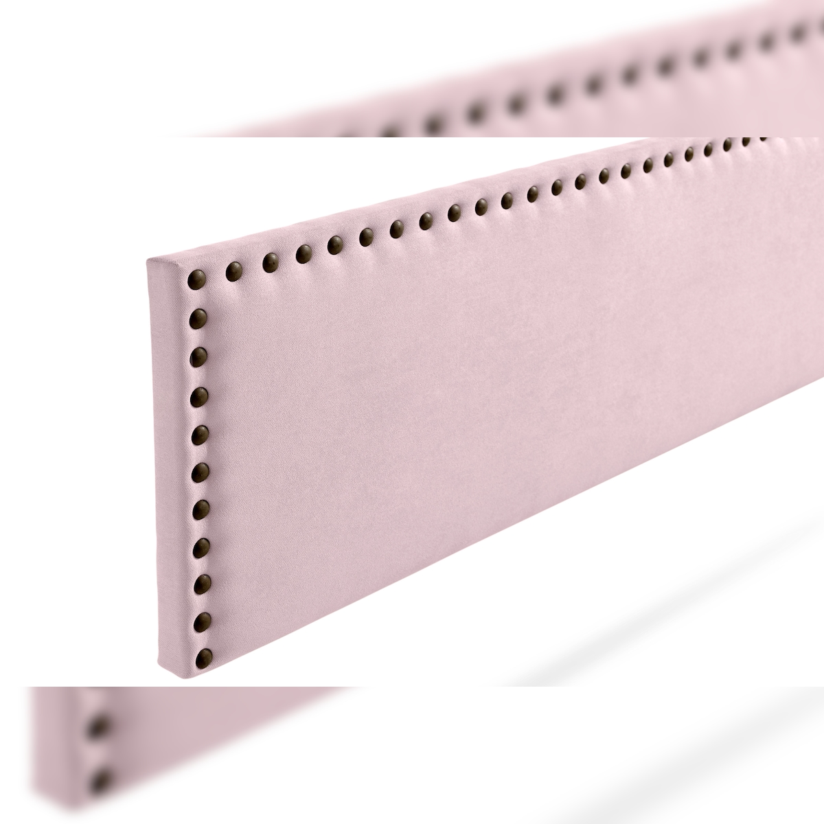 Gepolstertes Kopfteil MODENA Aqualine 90x55x8 cm - Hellrosa - Moonia Image