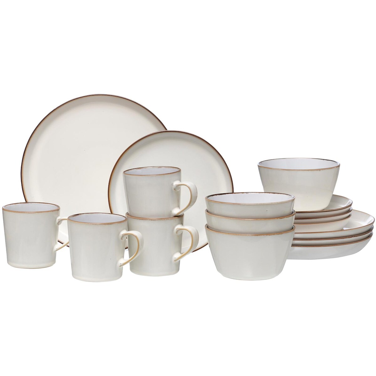 Ritzenhoff & Breker Visby Kombiservice 16-teilig Weiß Image