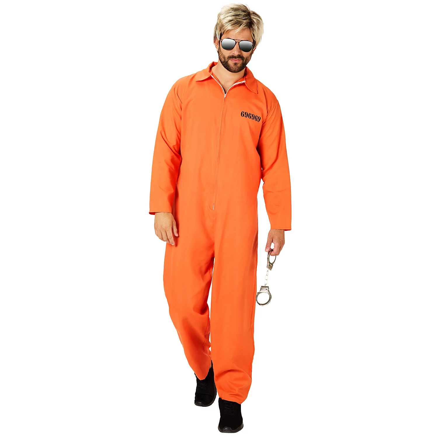 Combinaison "prisonnier" pour homme, orange