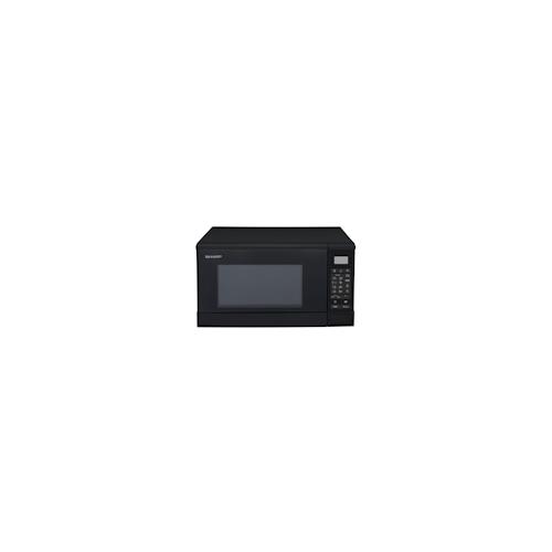 Sharp R270BK Solo Mikrowelle freistehend / 20L / 800W / 10 Leistungsstufen / LED-Beleuchtung im Innenraum / Schwarz