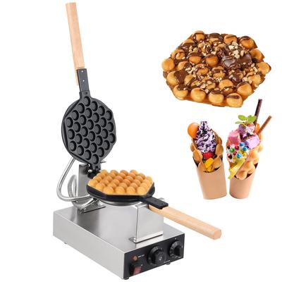 Electric Waffle Maker1400W ,Non-Stick Egg Waffle Maker for Home and Commercial Use