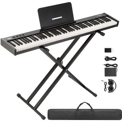 Digital Piano 88 Key Full Size Semi Weighted Electronic Keyboard Piano Set