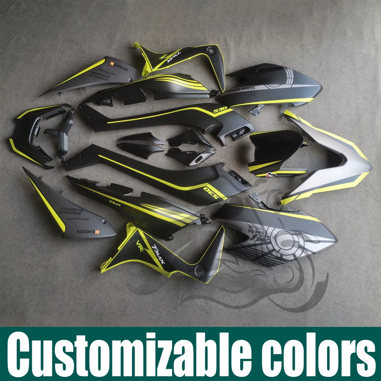 Misura per il 2017 - 2019 Yamaha TMAX530 T-MAX 530 Accessori moto Set carenatura Kit pannello carrozzeria XP530 TMAX 530 DX SX 2018