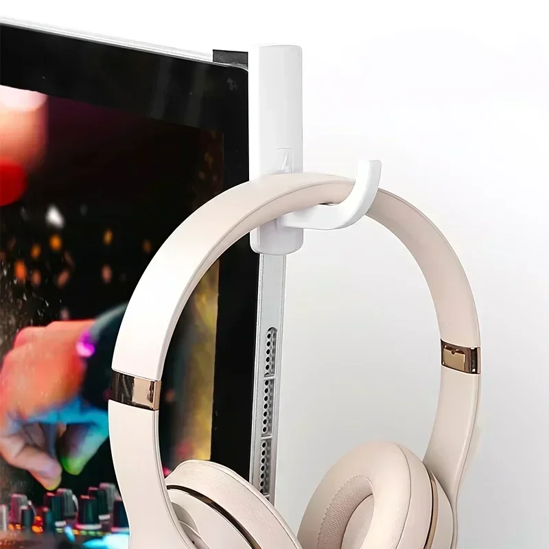 Gancio per cuffie per cuffie Supporto universale per cuffie Gancio da parete Monitor Supporto per auricolari Supporto per cuffie per tutte le cuffie