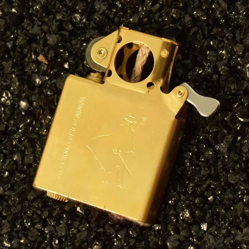 ZORRO Dual-Flam Torch Plug-in Feuerzeug Gas Jet Winddicht Feuerstein Benzin Feuerzeug Aufblasbare Butan Kerosin Liner Kleines Werkzeug Image