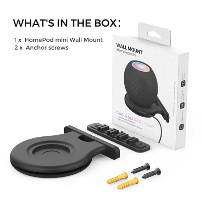 Für Homepod Mini Wand halterung Ständer hängen platzsparende Halterung Wandre gal Smart Lautsprecher Image