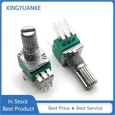 10PCS RK097G 097 Dual Bend 6 Fuß B5K B10K B20K B50K B100K B502 B103 B203 B503 B104 Audio Volumen Image