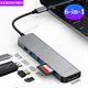 Docking station USB C 6 in 1 HUB USB 3.0 HUB USB C Adattatore 4K tipo C a HDMI Adattatore splitter