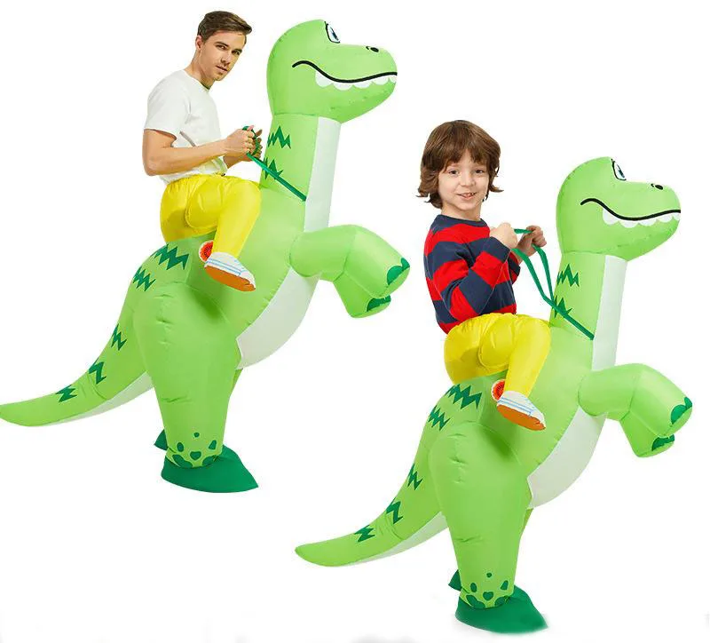 Neue Brachiosaurus Dinosaurier Aufblasbare Kostüme Anzüge Maskottchen Lustige Party Anime Weihnachten Halloween Cosplay Kleid für Erwachsene Kinder Image