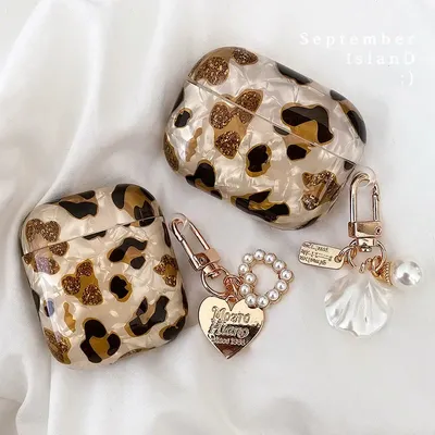Neue Kopfhörer mit Leopardenmuster für Airpods 1 2 3 Pro, Schutzhülle für Apple Airpods Pro2-Hülle Image