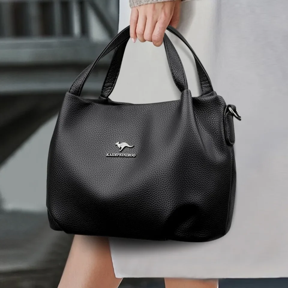 Echte Marke Einkaufstasche Leder Luxus Handtasche Frauen Taschen Designer Handtaschen Hohe Qualität Damen Umhängetasche Handtasche für Frauen Neue Image