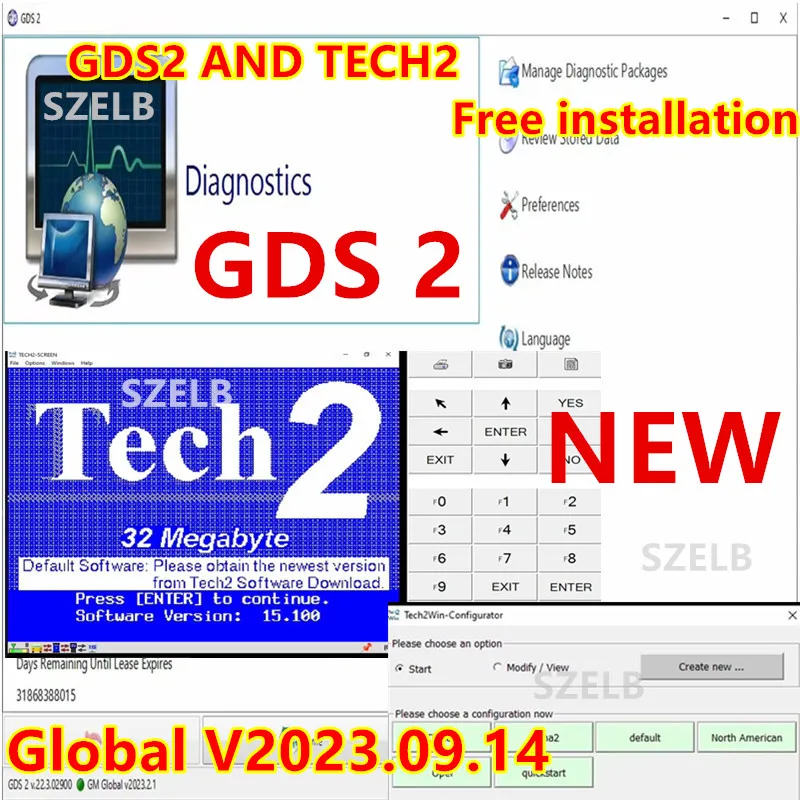 Neueste GDS2 und TECH2-Software 2023.09 für G-M MDI, kostenloser Download, Online-Installation, Aktivierung der GDS2- und TECH2-Software Image