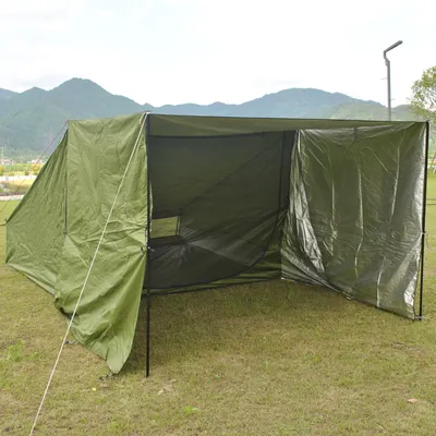 Multi-function Shelter Tent with Large Canopy,CZX-439 Camping Tarp, Tarp Tent, 3-4 Person, Multi-use Tent