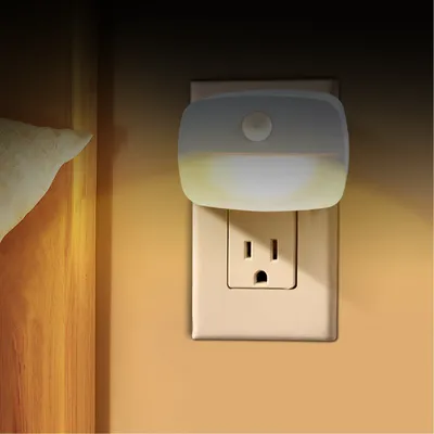 EU Plug In LED Night Light Motion Sensor Light 220V Wall Lamp for Kitchen Bedroom Aisle Stairs Human Infrared Sensor Night Lamp