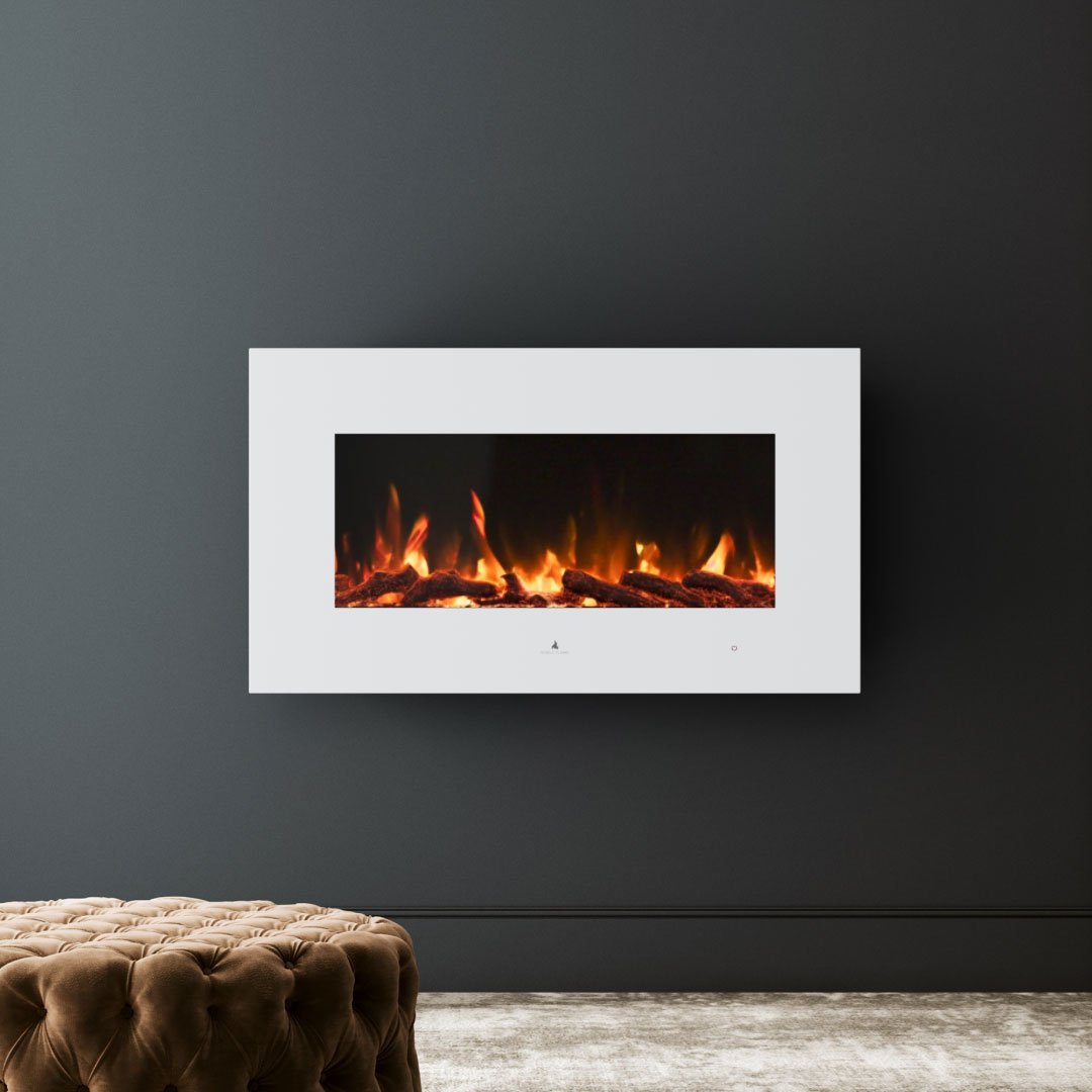 Noble Flame EVOKE 900 Weiß [Elektro Wandkamin]