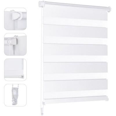 Doppelrollo Klemmfix ohne Bohren für Fenster ohne Bohren Doppelrollo Duo Rollo Jalousie Image