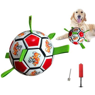 Aougo - Hundespielzeug, Hundespielzeug, Hundebälle, Hundefußball für 15 cm x 15 cm große