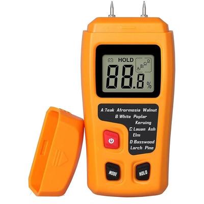 Ulisem - Tragbares Holzfeuchtemessgerät, LCD-Feuchtigkeitstester für Holzfeuchtigkeitsdetektor zur Image
