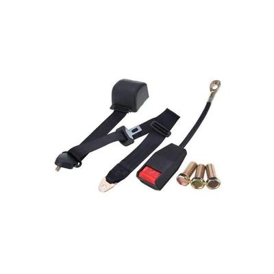 Live House - 3 Point Sicherheitsgurt für Auto und lkw, universell verstellbar, einziehbar, schwarz,