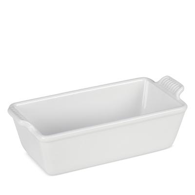 Le Creuset Stoneware Loaf Pan - White