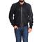 Diesel L Nikolai Mens Bomber Leather Jacket - Black - Size Small | Diesel Sale | Discount Designer Brands